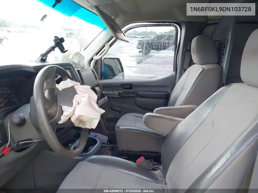 2013 Nissan Nv Cargo Nv1500 S V6 VIN: 1N6BF0KL9DN103728 Lot: 42806213