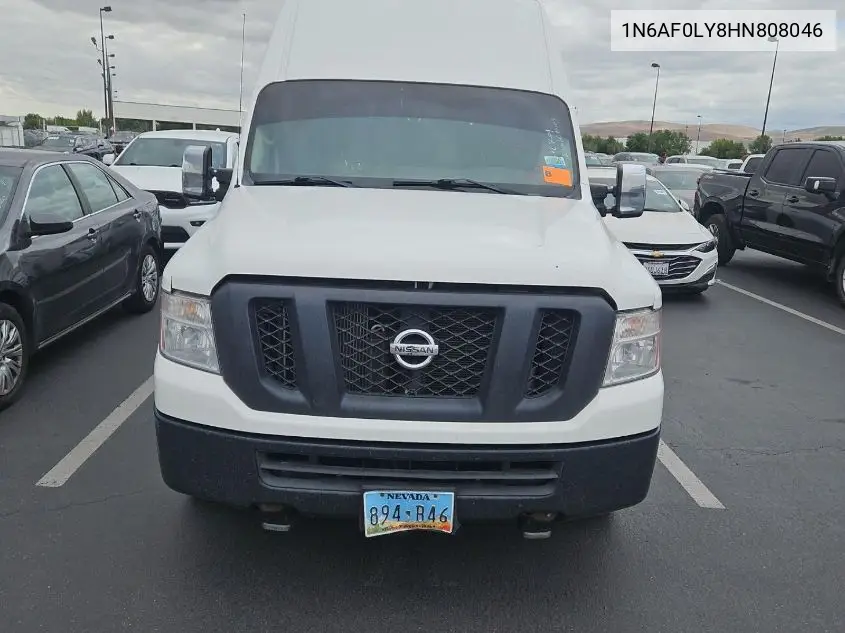 2017 Nissan Nv Cargo Nv2500 Hd Sv V8 VIN: 1N6AF0LY8HN808046 Lot: 42610355