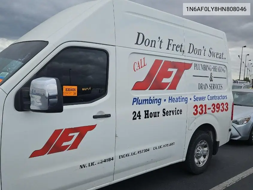 2017 Nissan Nv Cargo Nv2500 Hd Sv V8 VIN: 1N6AF0LY8HN808046 Lot: 42610355