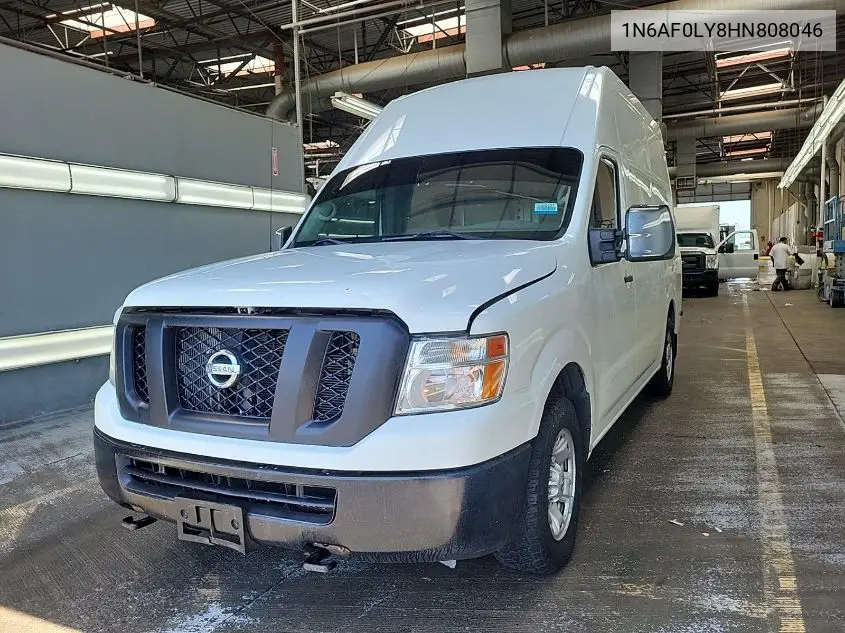 2017 Nissan Nv Cargo Nv2500 Hd Sv V8 VIN: 1N6AF0LY8HN808046 Lot: 42610355