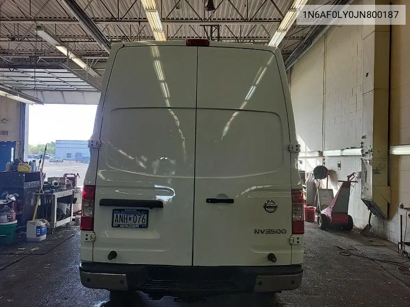 2018 Nissan Nv 2500 S/Sv/2500 Sl/S/Sv/Sl VIN: 1N6AF0LY0JN800187 Lot: 42616058