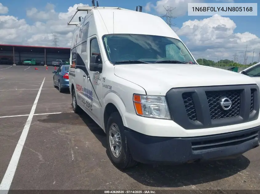 2018 Nissan Nv Cargo Nv2500 Hd Sv V6 VIN: 1N6BF0LY4JN805168 Lot: 42626520