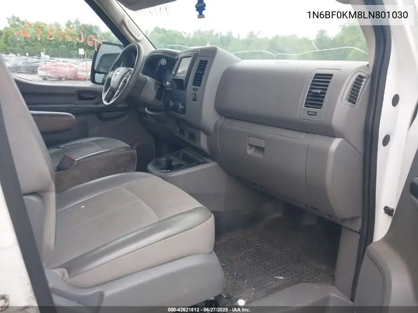 2020 Nissan Nv Cargo Nv1500 Sv Standard Roof V6 VIN: 1N6BF0KM8LN801030 Lot: 42621812