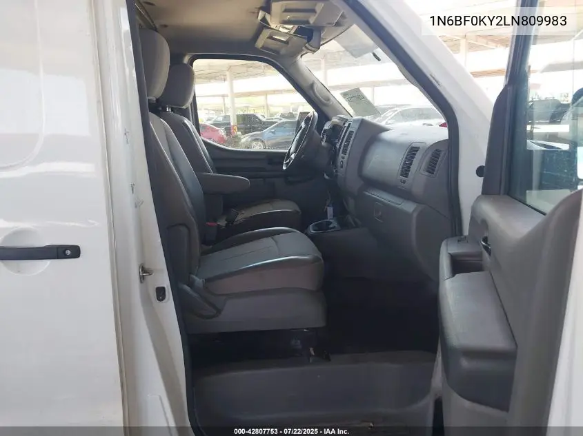 2020 Nissan Nv Cargo Nv2500 Hd S Standard Roof V6 VIN: 1N6BF0KY2LN809983 Lot: 42807753
