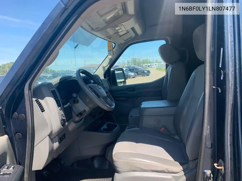 2020 Nissan Nv Cargo Nv2500 Hd Sv High Roof V6 VIN: 1N6BF0LY1LN807477 Lot: 42826182