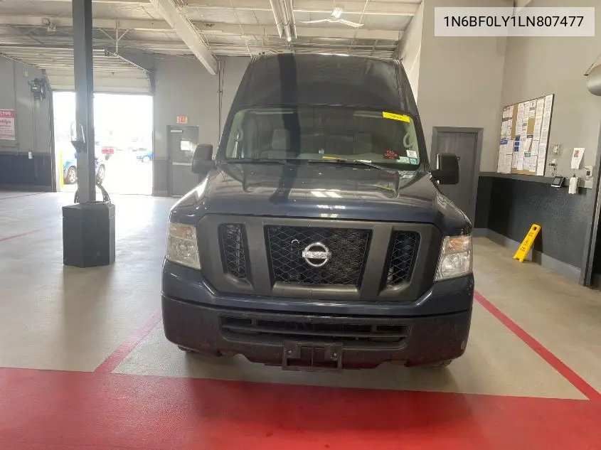 2020 Nissan Nv Cargo Nv2500 Hd Sv High Roof V6 VIN: 1N6BF0LY1LN807477 Lot: 42826182