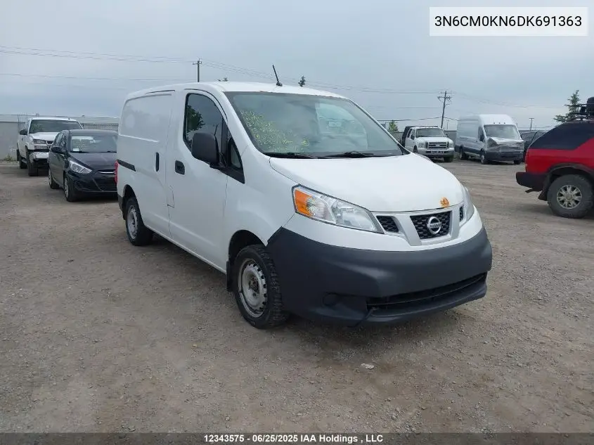 2013 Nissan Nv200 2.5S/2.5Sv VIN: 3N6CM0KN6DK691363 Lot: 12343575