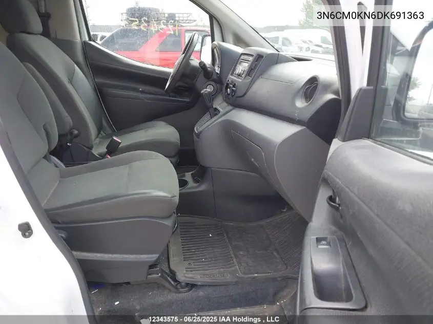 2013 Nissan Nv200 2.5S/2.5Sv VIN: 3N6CM0KN6DK691363 Lot: 12343575