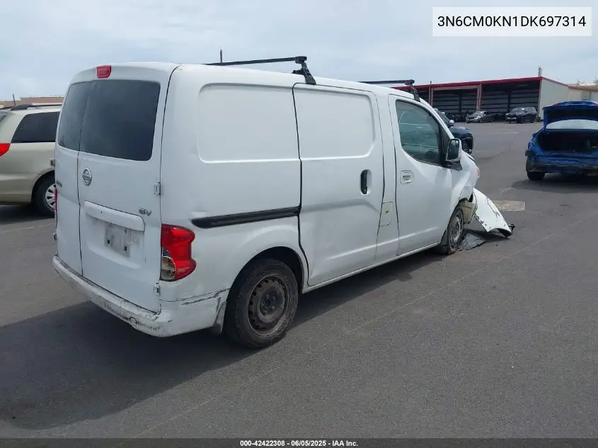 2013 Nissan Nv200 Sv VIN: 3N6CM0KN1DK697314 Lot: 42422308