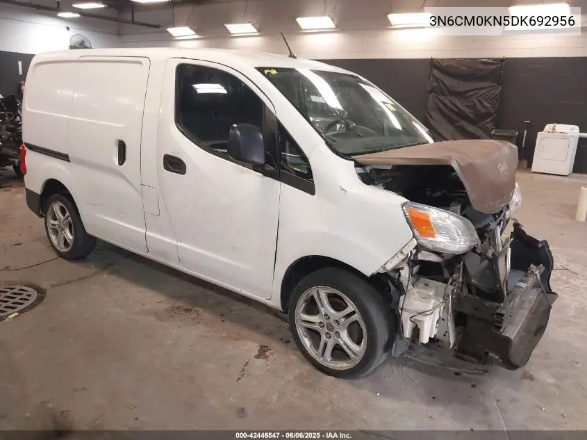 2013 Nissan Nv200 Sv VIN: 3N6CM0KN5DK692956 Lot: 42446547