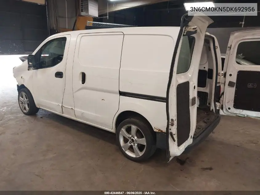2013 Nissan Nv200 Sv VIN: 3N6CM0KN5DK692956 Lot: 42446547