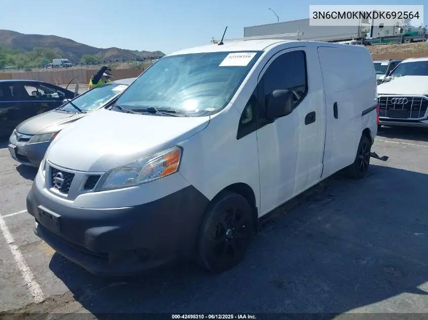 2013 Nissan Nv200 S VIN: 3N6CM0KNXDK692564 Lot: 42498310