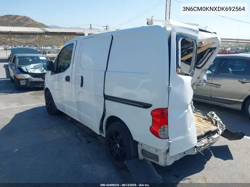 2013 Nissan Nv200 S VIN: 3N6CM0KNXDK692564 Lot: 42498310