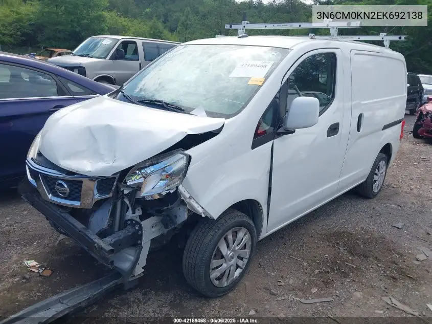 2014 Nissan Nv200 Sv VIN: 3N6CM0KN2EK692138 Lot: 42189468