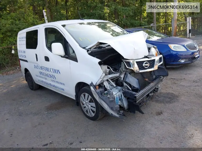 2014 Nissan Nv200 Sv VIN: 3N6CM0KN0EK695314 Lot: 42508485
