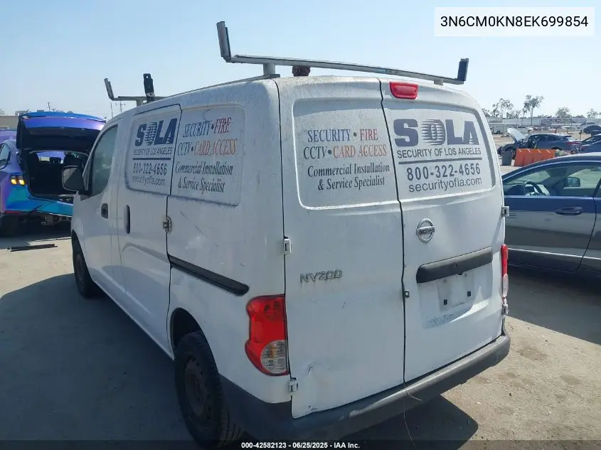 2014 Nissan Nv200 S VIN: 3N6CM0KN8EK699854 Lot: 42582123