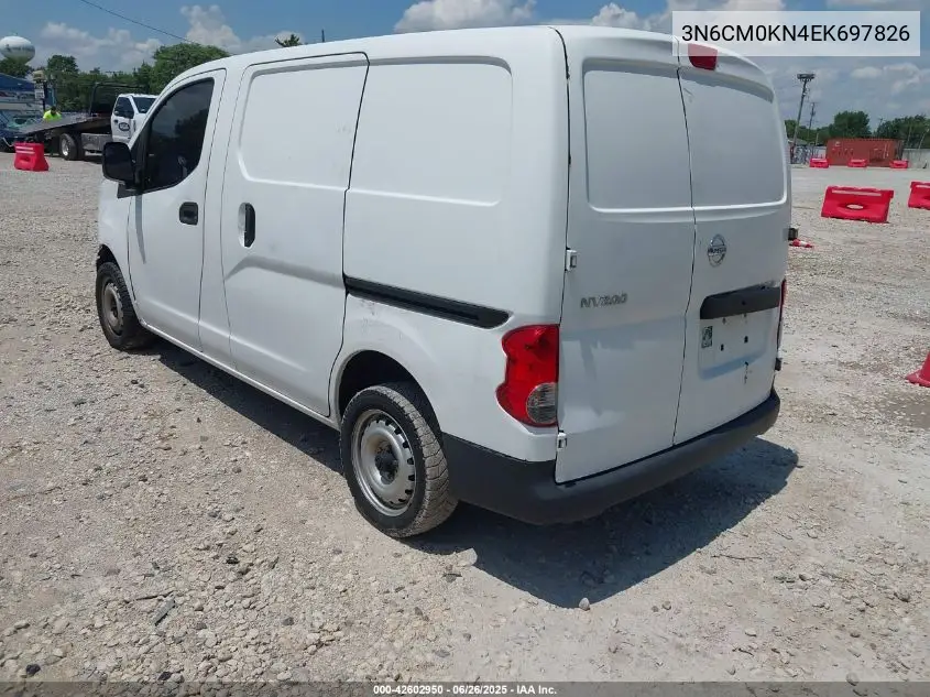2014 Nissan Nv200 S/Sv VIN: 3N6CM0KN4EK697826 Lot: 42602950