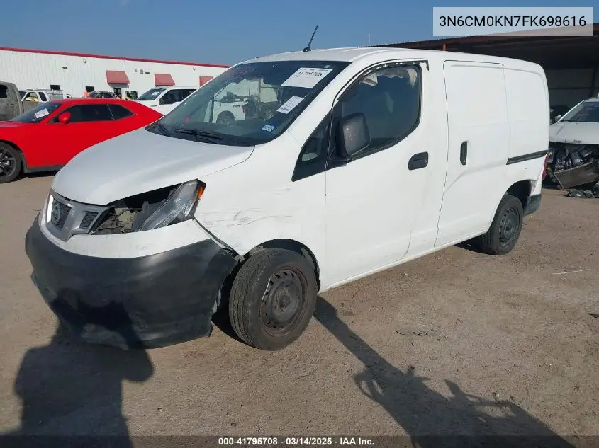 2015 Nissan Nv200 S VIN: 3N6CM0KN7FK698616 Lot: 41795708