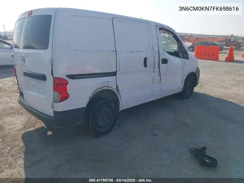 2015 Nissan Nv200 S VIN: 3N6CM0KN7FK698616 Lot: 41795708