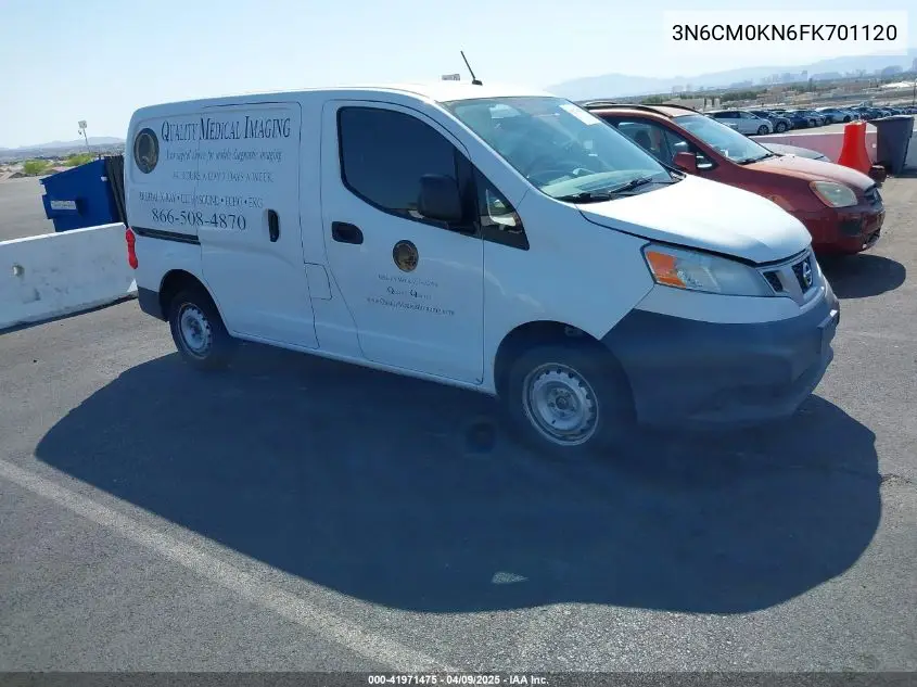 2015 Nissan Nv200 Sv VIN: 3N6CM0KN6FK701120 Lot: 41971475