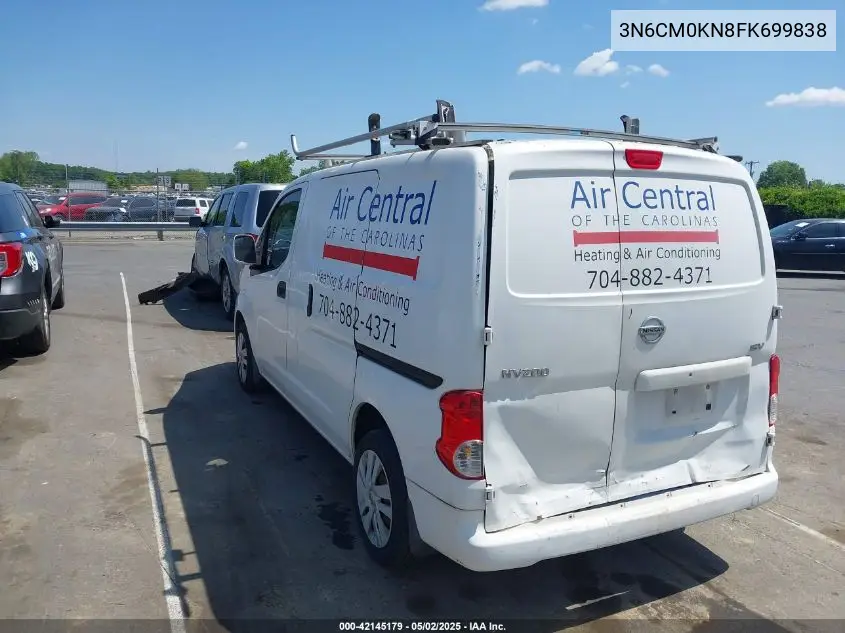 2015 Nissan Nv200 Sv VIN: 3N6CM0KN8FK699838 Lot: 42145179