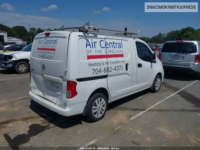 2015 Nissan Nv200 Sv VIN: 3N6CM0KN8FK699838 Lot: 42145179