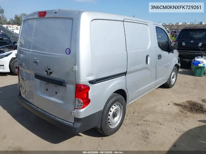2015 Nissan Nv200 S VIN: 3N6CM0KNXFK729261 Lot: 42222058