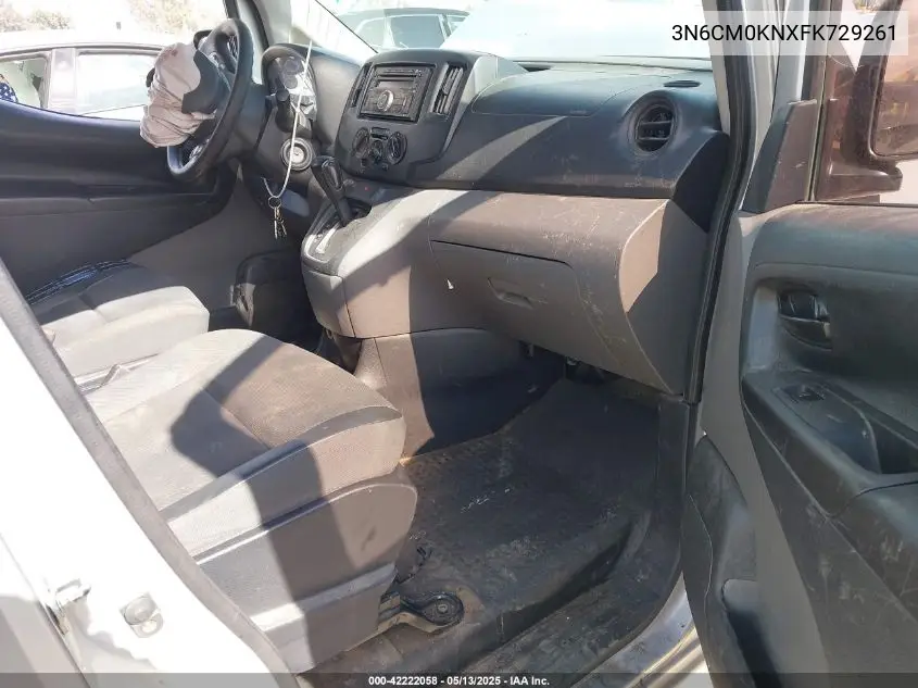 2015 Nissan Nv200 S VIN: 3N6CM0KNXFK729261 Lot: 42222058
