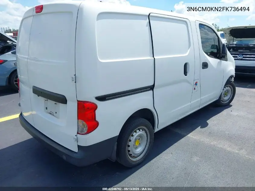 2015 Nissan Nv200 S VIN: 3N6CM0KN2FK736494 Lot: 42246762