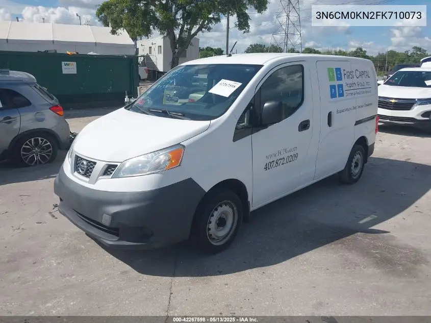 2015 Nissan Nv200 S VIN: 3N6CM0KN2FK710073 Lot: 42267598