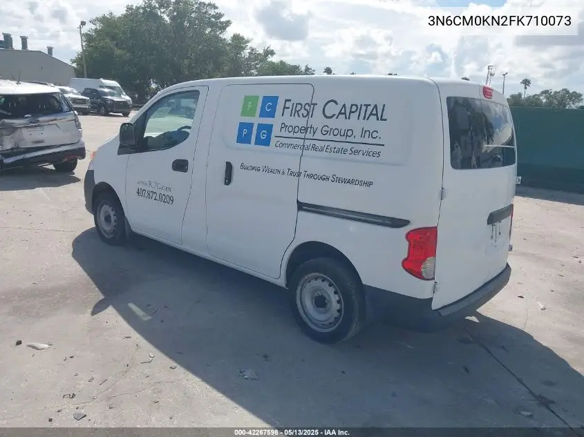 2015 Nissan Nv200 S VIN: 3N6CM0KN2FK710073 Lot: 42267598