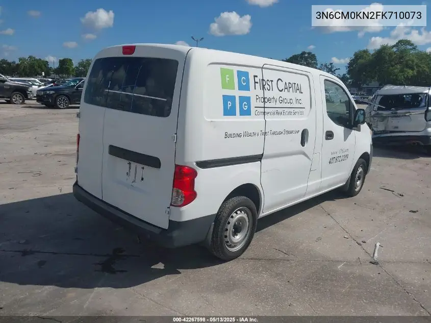 2015 Nissan Nv200 S VIN: 3N6CM0KN2FK710073 Lot: 42267598