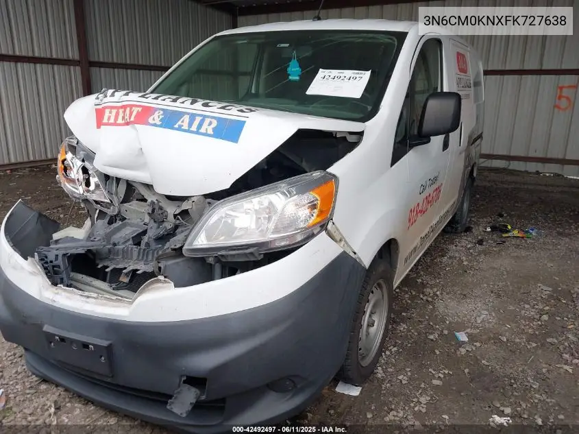 2015 Nissan Nv200 Sv VIN: 3N6CM0KNXFK727638 Lot: 42492497