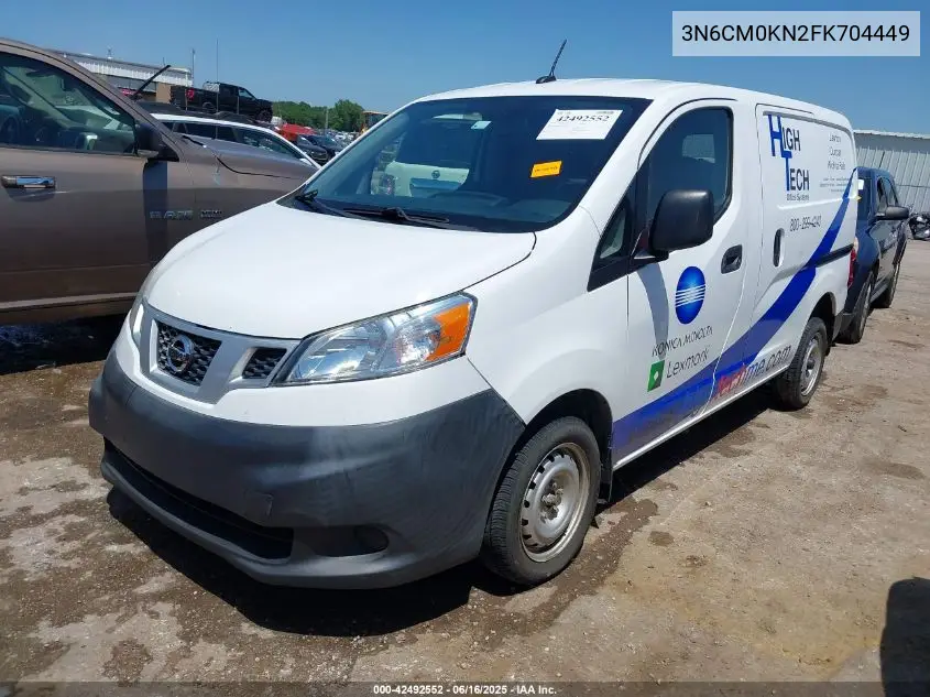 2015 Nissan Nv200 Sv VIN: 3N6CM0KN2FK704449 Lot: 42492552
