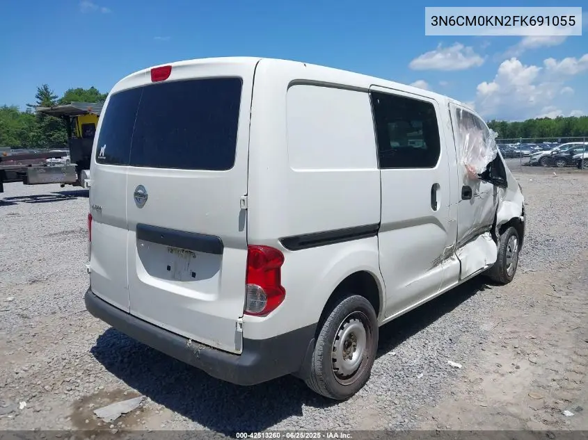 2015 Nissan Nv200 S VIN: 3N6CM0KN2FK691055 Lot: 42513260