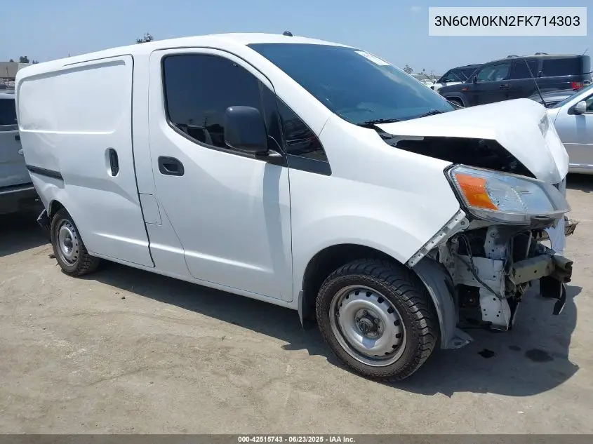 2015 Nissan Nv200 Sv VIN: 3N6CM0KN2FK714303 Lot: 42515743