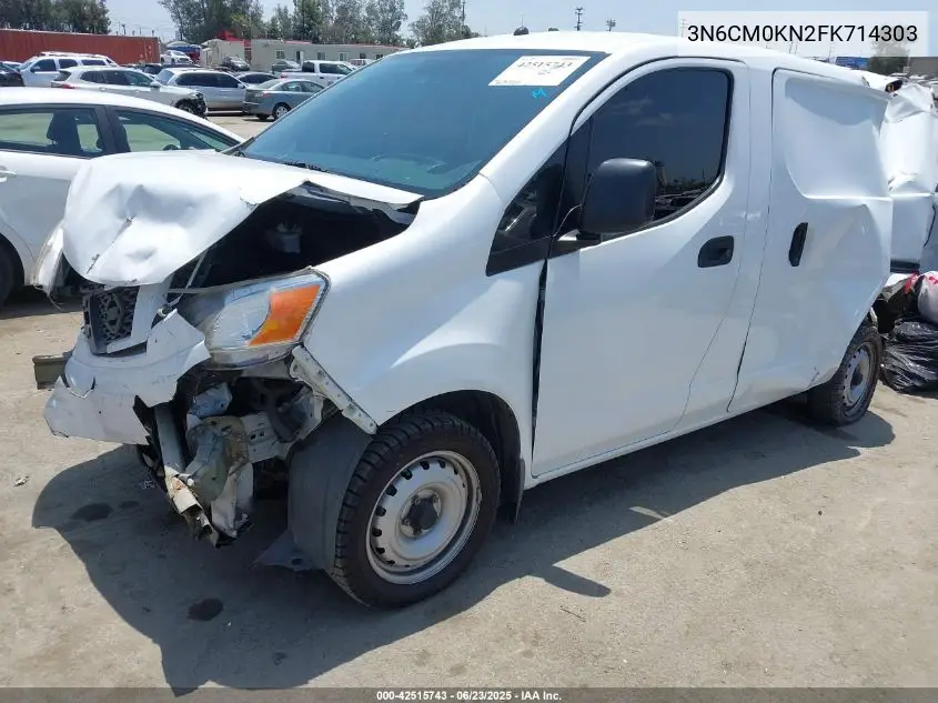 2015 Nissan Nv200 Sv VIN: 3N6CM0KN2FK714303 Lot: 42515743