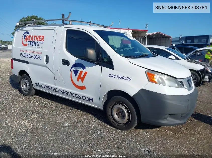 2015 Nissan Nv200 S VIN: 3N6CM0KN5FK703781 Lot: 42535053
