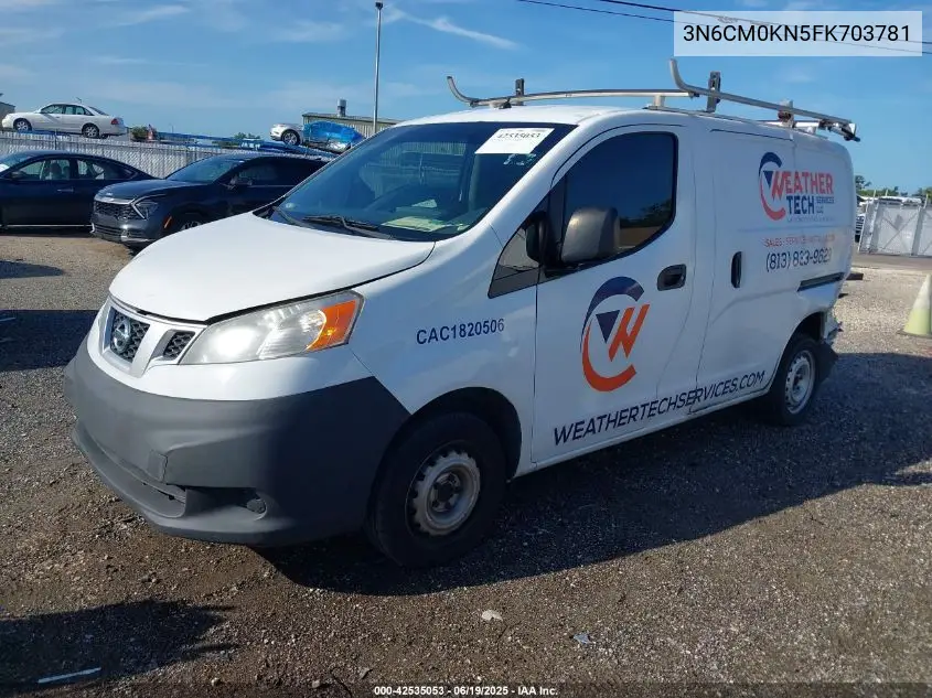 2015 Nissan Nv200 S VIN: 3N6CM0KN5FK703781 Lot: 42535053
