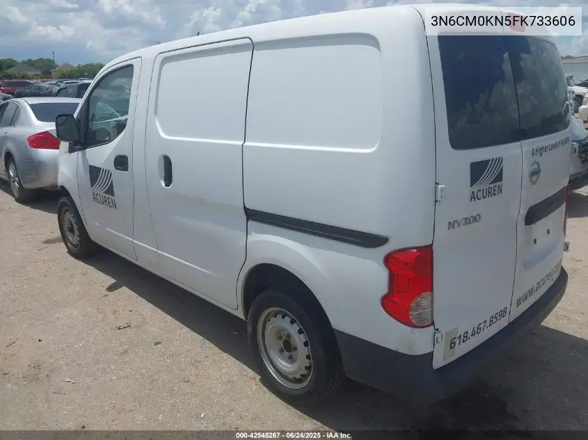 2015 Nissan Nv200 S VIN: 3N6CM0KN5FK733606 Lot: 42545267