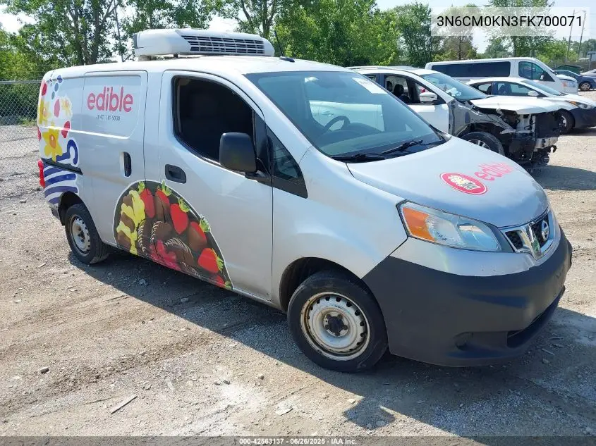 2015 Nissan Nv200 Sv VIN: 3N6CM0KN3FK700071 Lot: 42563137