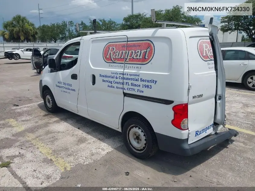 2015 Nissan Nv200 S VIN: 3N6CM0KN6FK734330 Lot: 42595717