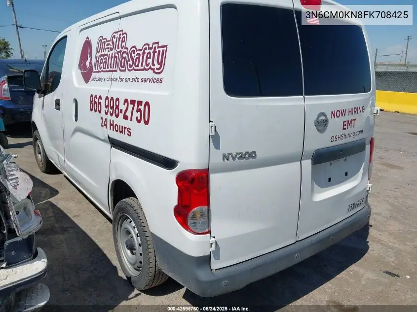 2015 Nissan Nv200 S VIN: 3N6CM0KN8FK708425 Lot: 42595760