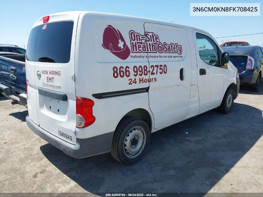 2015 Nissan Nv200 S VIN: 3N6CM0KN8FK708425 Lot: 42595760