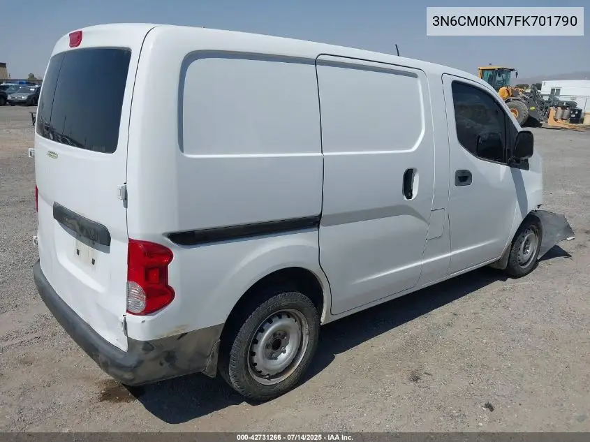 2015 Nissan Nv200 Sv VIN: 3N6CM0KN7FK701790 Lot: 42731266