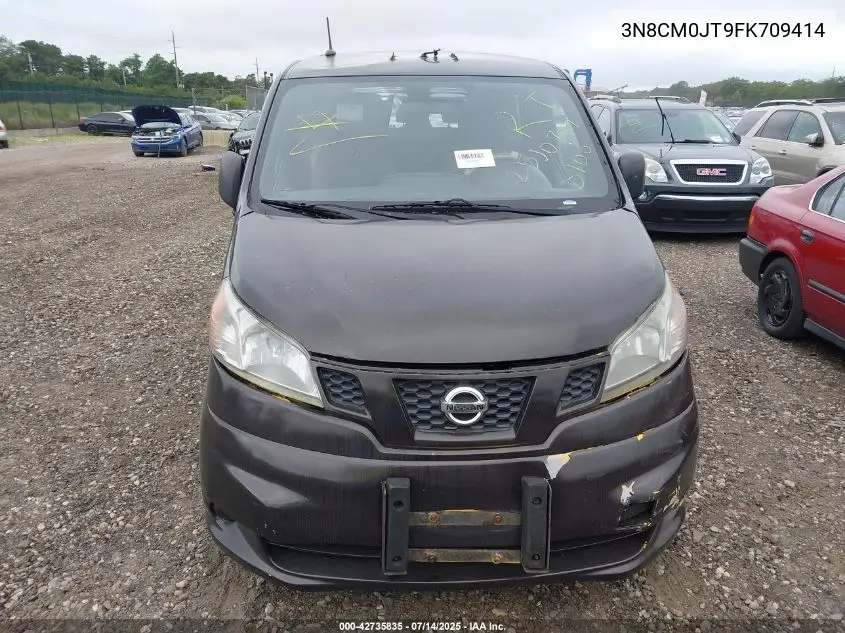 2015 Nissan Nv200 Taxi VIN: 3N8CM0JT9FK709414 Lot: 42735835