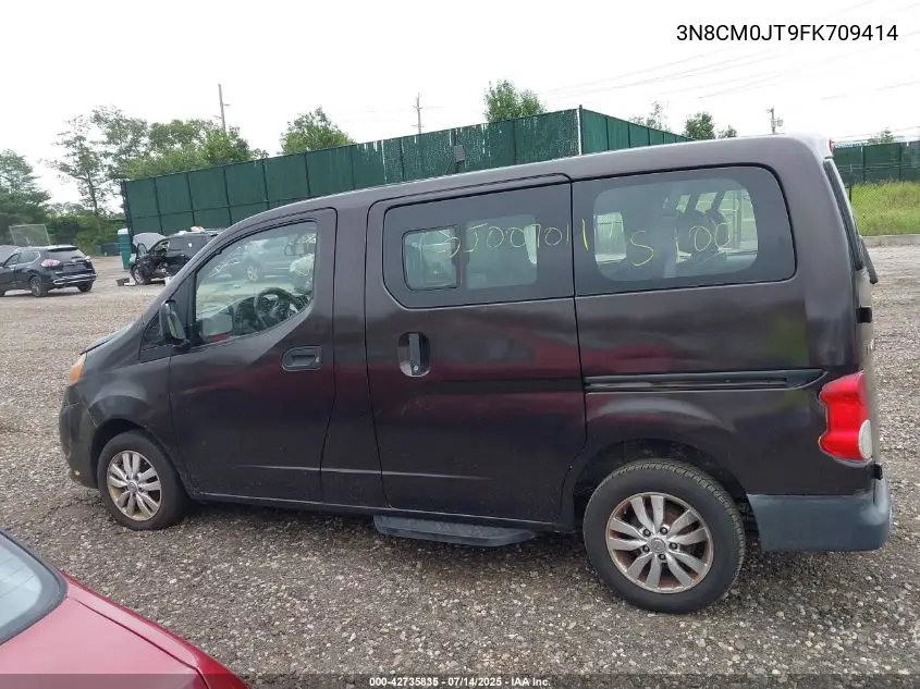 2015 Nissan Nv200 Taxi VIN: 3N8CM0JT9FK709414 Lot: 42735835