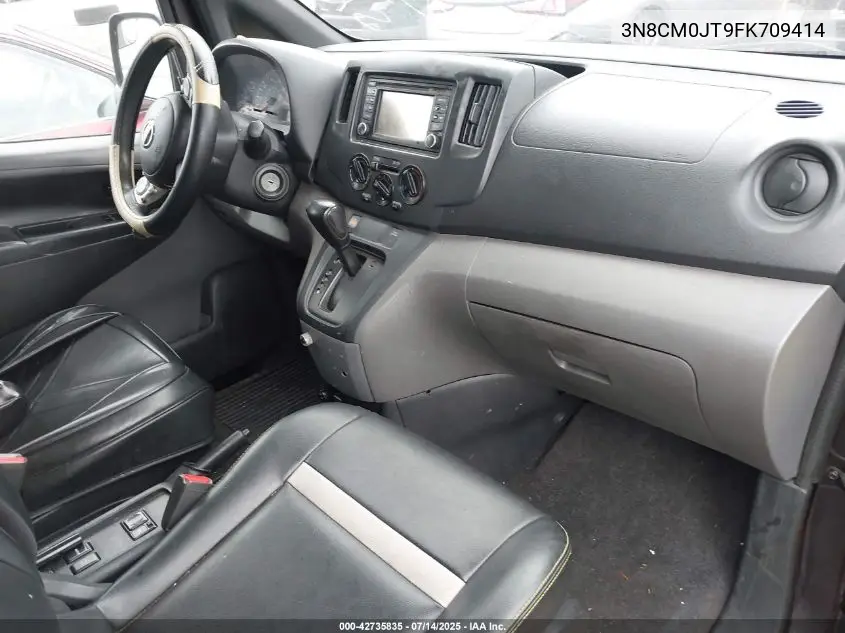 2015 Nissan Nv200 Taxi VIN: 3N8CM0JT9FK709414 Lot: 42735835