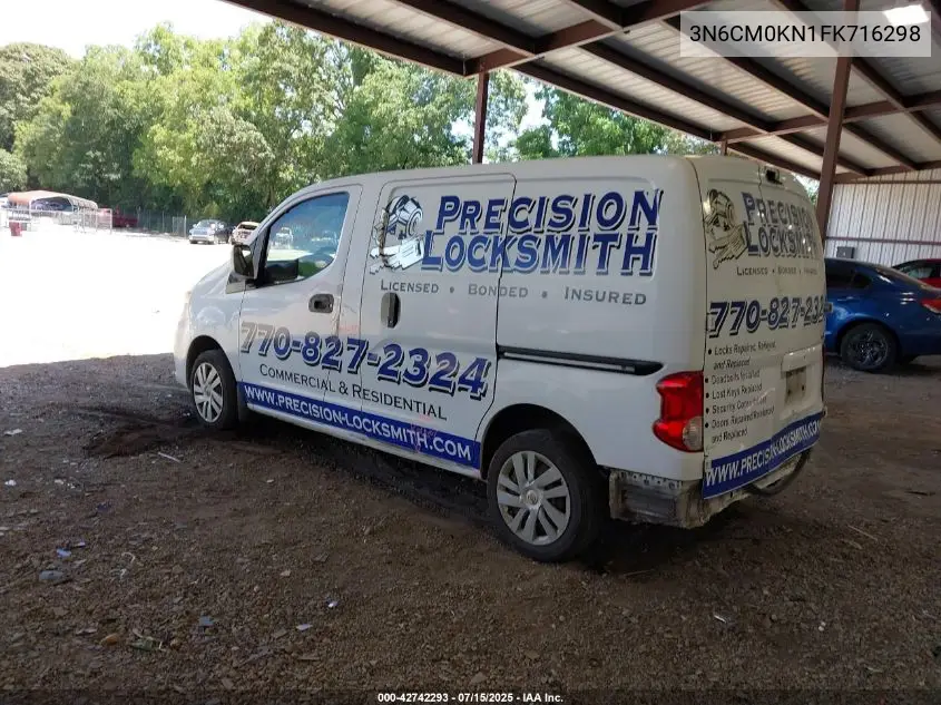 2015 Nissan Nv200 Sv VIN: 3N6CM0KN1FK716298 Lot: 42742293