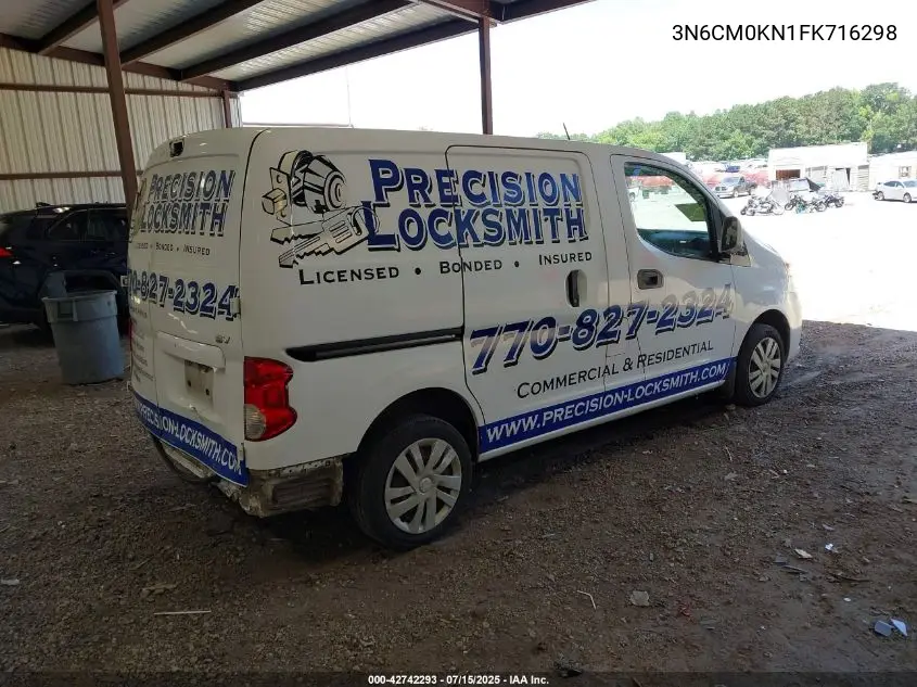 2015 Nissan Nv200 Sv VIN: 3N6CM0KN1FK716298 Lot: 42742293